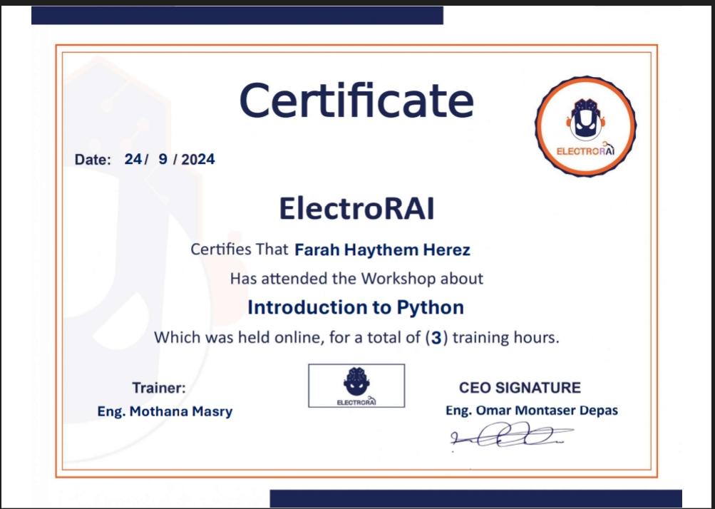 Certification 2